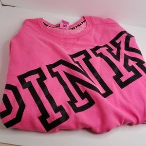 NWT Victoria Secret Pink Sweatshirt Crew Neck L